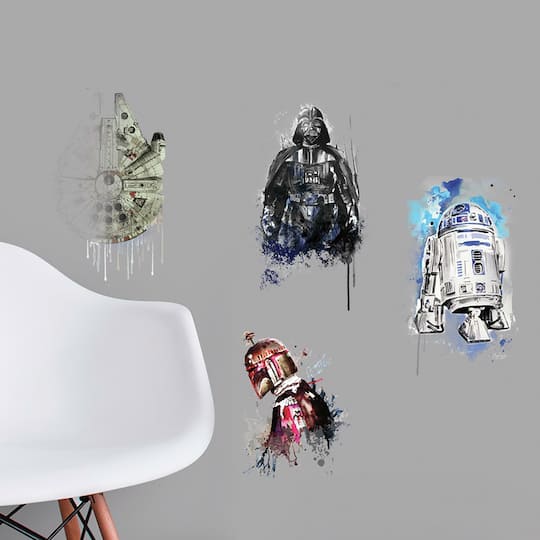 RoomMates Star Wars Iconic Watercolor Peel & Stick Wall Decals